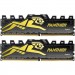Apacer Модуль пам'яті для комп'ютера DDR4 16GB (2x8GB) 3200 MHz Panther Black/Gold Apacer (AH4U16G32C28Y7GAA-2)