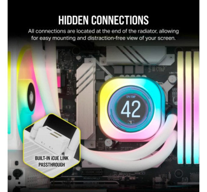 Corsair Система рідинного охолодження Corsair iCUE Link H150i LCD RGB (CW-9061010-WW)
