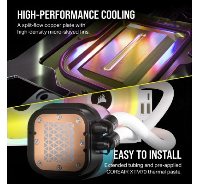 Corsair Система рідинного охолодження Corsair iCUE Link H150i LCD RGB (CW-9061010-WW)