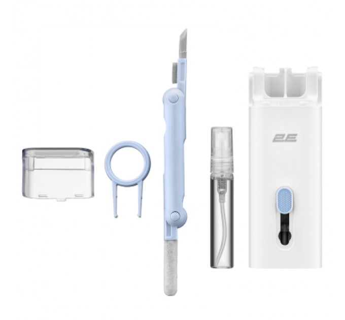 2E Універсальний чистячий набір 2E for office equipment, 7in1, white-blue (2E-SK7IN1)