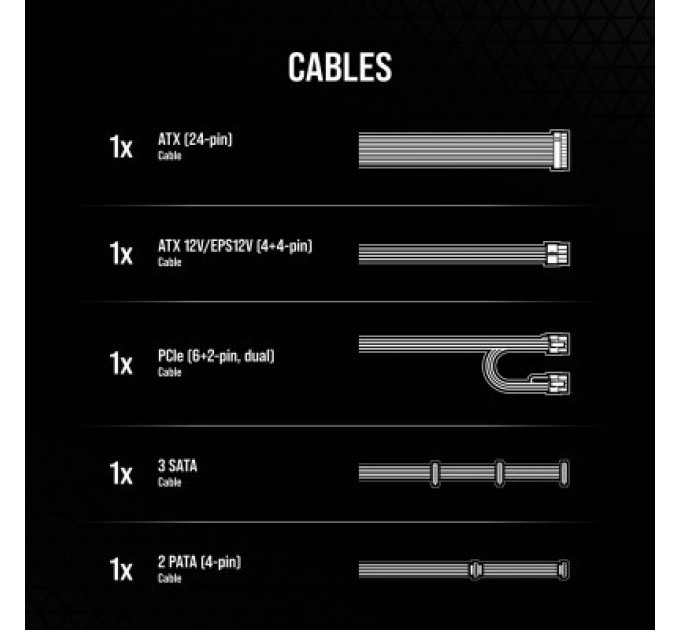 Corsair Блок живлення Corsair 650W CX650 (CP-9020278-EU)