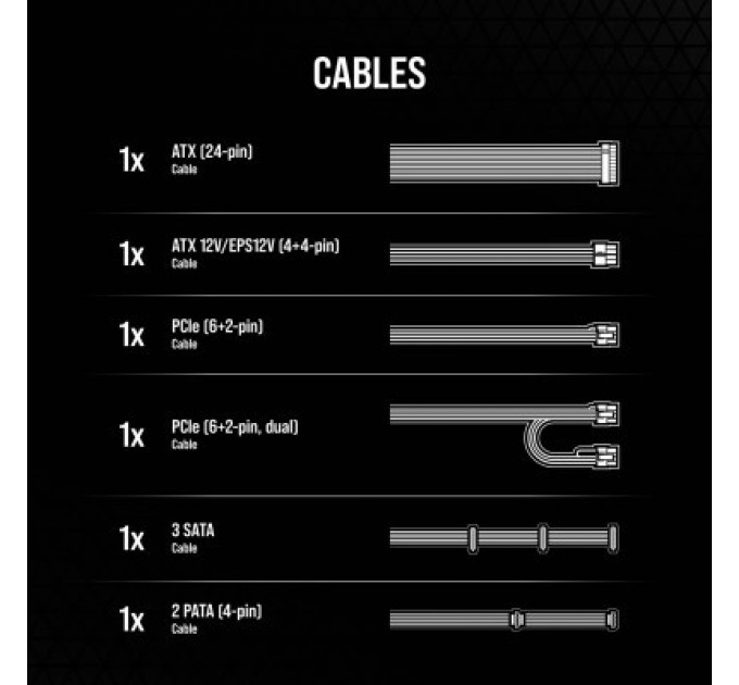 Corsair Блок живлення Corsair 750W CX750 (CP-9020279-EU)