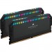 Corsair Модуль пам'яті для комп'ютера DDR5 32GB (2x16GB) 6000 MHz Dominator Platinum RGB Black Corsair (CMT32GX5M2E6000C36)