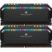 Corsair Модуль пам'яті для комп'ютера DDR5 32GB (2x16GB) 6000 MHz Dominator Platinum RGB Black Corsair (CMT32GX5M2E6000C36)