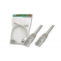 Патч-корд 15м, UTP, cat.5e, AWG 26/7, Cu, PVC, grey Digitus (DK-1511-150)