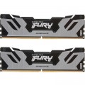 Kingston Fury (ex.HyperX) Модуль пам'яті для комп'ютера DDR5 32GB (2x16GB) 6800 MHz Renegade Silver XMP Kingston Fury (ex.HyperX) (KF568C36RSK2-32)