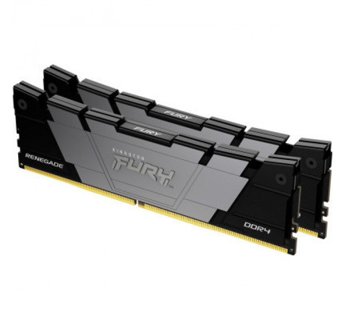 Kingston Fury (ex.HyperX) Модуль пам'яті для комп'ютера DDR4 64GB (2x32GB) 3600 MHz Renegade Black Kingston Fury (ex.HyperX) (KF436C18RB2K2/64)