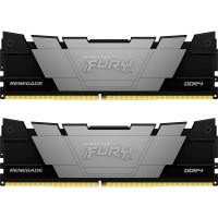 Модуль пам'яті для комп'ютера DDR4 64GB (2x32GB) 3600 MHz Renegade Black Kingston Fury (ex.HyperX) (KF436C18RB2K2/64)