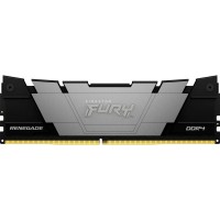 Модуль пам'яті для комп'ютера DDR4 8GB 3200 MHz Renegade Black Kingston Fury (ex.HyperX) (KF432C16RB2/8)
