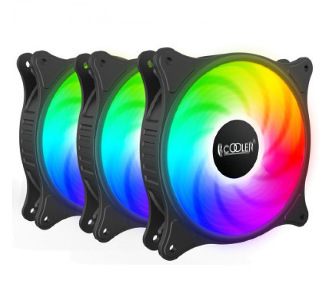 PcCooler Кулер до корпусу PcCooler FX 120 ARGB BK 3in1
