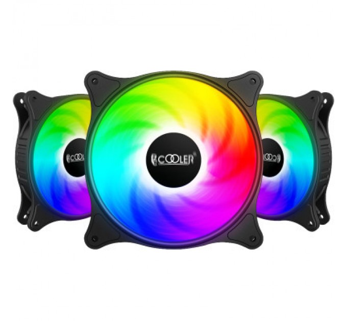 PcCooler Кулер до корпусу PcCooler FX 120 ARGB BK 3in1
