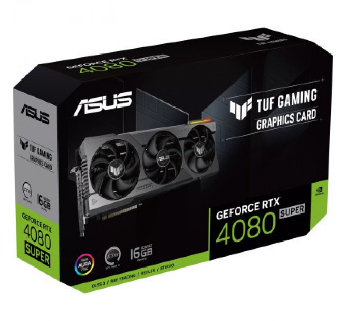 ASUS Відеокарта ASUS GeForce RTX4080 SUPER 16Gb TUF GAMING (TUF-RTX4080S-16G-GAMING)