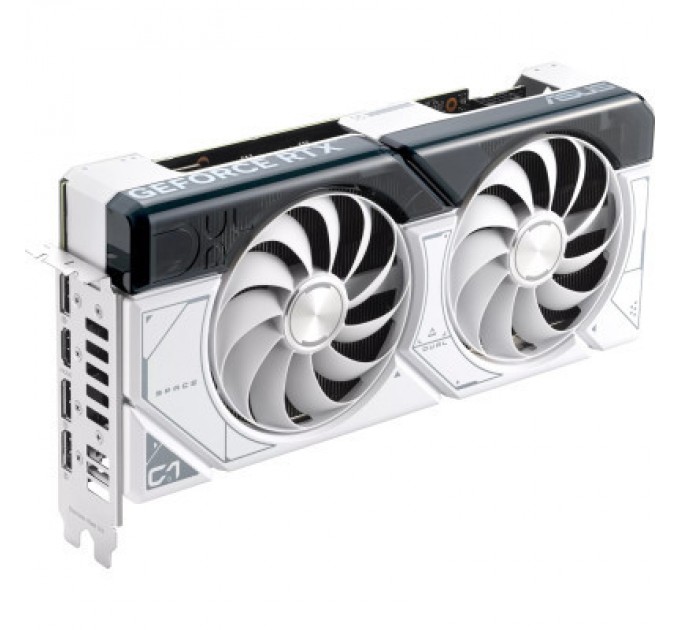 ASUS Відеокарта ASUS GeForce RTX4070 SUPER 12Gb DUAL OC WHITE (DUAL-RTX4070S-O12G-WHITE)