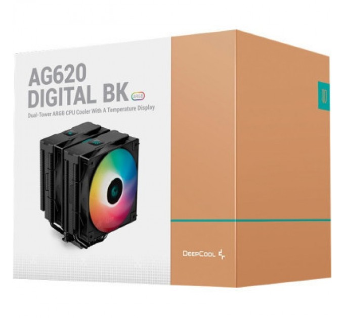 Deepcool Кулер до процесора Deepcool AG620 Digital BK ARGB (R-AG620-BKADMN-G-2)