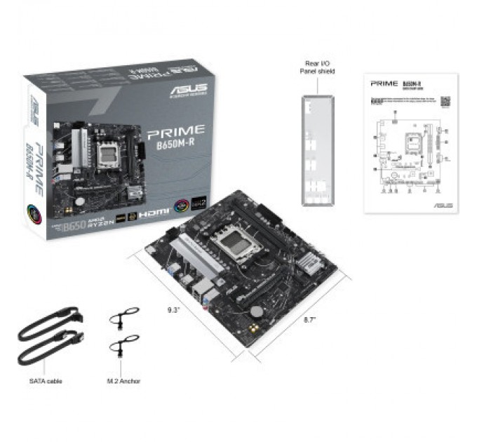 ASUS Материнська плата ASUS PRIME B650M-R