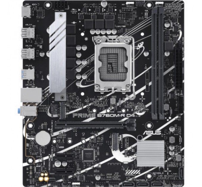 ASUS Материнська плата ASUS PRIME B760M-R D4