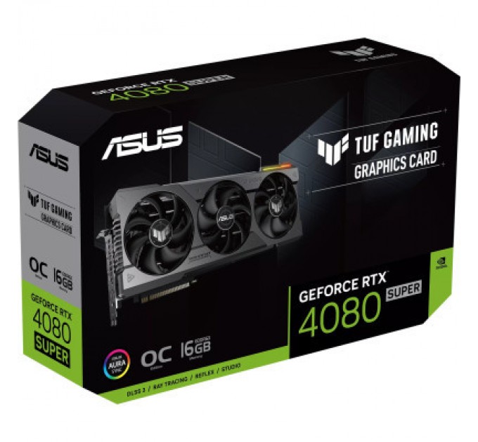 ASUS Відеокарта ASUS GeForce RTX4080 SUPER 16Gb TUF OC GAMING (TUF-RTX4080S-O16G-GAMING)