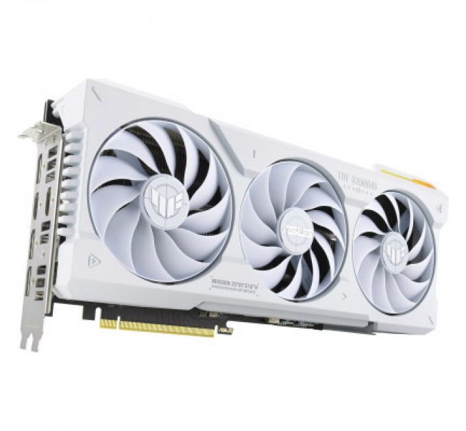 ASUS Відеокарта ASUS GeForce RTX4070Ti SUPER 16Gb TUF OC WHITE GAMING (TUF-RTX4070TIS-O16G-WHITE-GAMING)