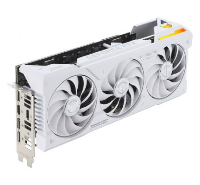 ASUS Відеокарта ASUS GeForce RTX4070Ti SUPER 16Gb BTF WHITE OC Edition (TUF-RTX4070TIS-O16G-BTF-WHITE)