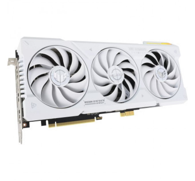 ASUS Відеокарта ASUS GeForce RTX4070Ti SUPER 16Gb BTF WHITE OC Edition (TUF-RTX4070TIS-O16G-BTF-WHITE)
