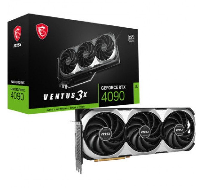 MSI Відеокарта MSI GeForce RTX4090 24GB VENTUS 3X E OC (RTX 4090 VENTUS 3X E 24G OC)