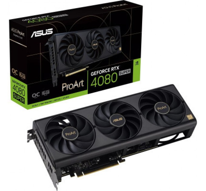 ASUS Відеокарта ASUS GeForce RTX4080 SUPER 16Gb PROART OC (PROART-RTX4080S-O16G)