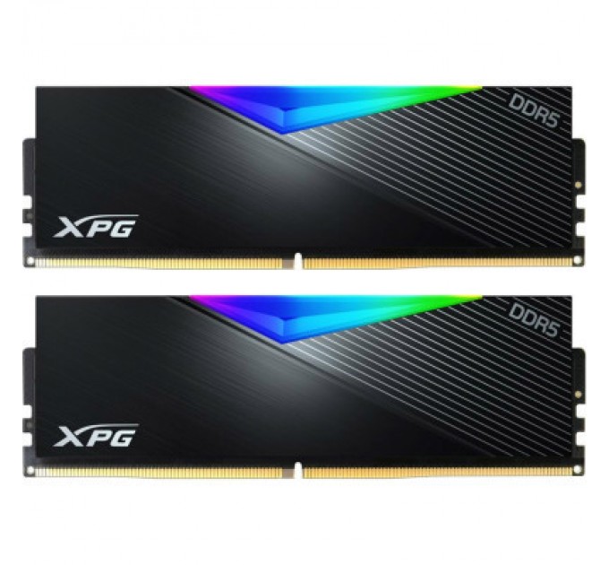 ADATA Модуль пам'яті для комп'ютера DDR5 32GB (2x16GB) 5600 MHz XPG Lancer RGB ADATA (AX5U5600C3616G-DCLARBK)