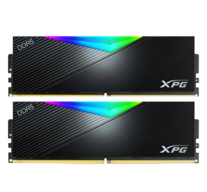 ADATA Модуль пам'яті для комп'ютера DDR5 32GB (2x16GB) 5600 MHz XPG Lancer RGB ADATA (AX5U5600C3616G-DCLARBK)