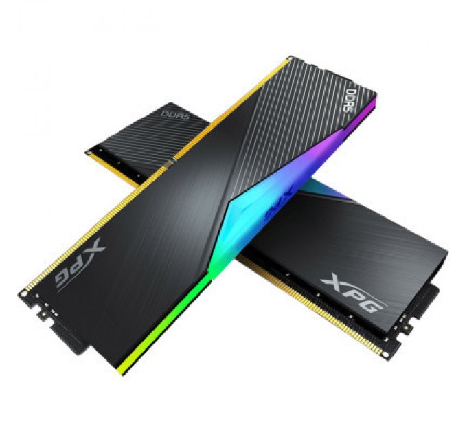 ADATA Модуль пам'яті для комп'ютера DDR5 32GB (2x16GB) 5600 MHz XPG Lancer RGB ADATA (AX5U5600C3616G-DCLARBK)