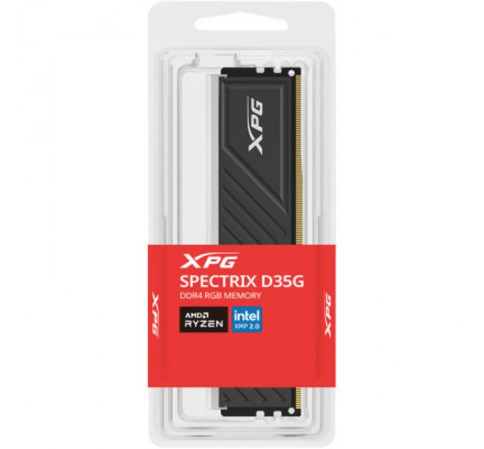 ADATA Модуль пам'яті для комп'ютера DDR4 32GB 3600 MHz XPG Spectrix D35G RGB Black ADATA (AX4U360032G18I-SBKD35G)