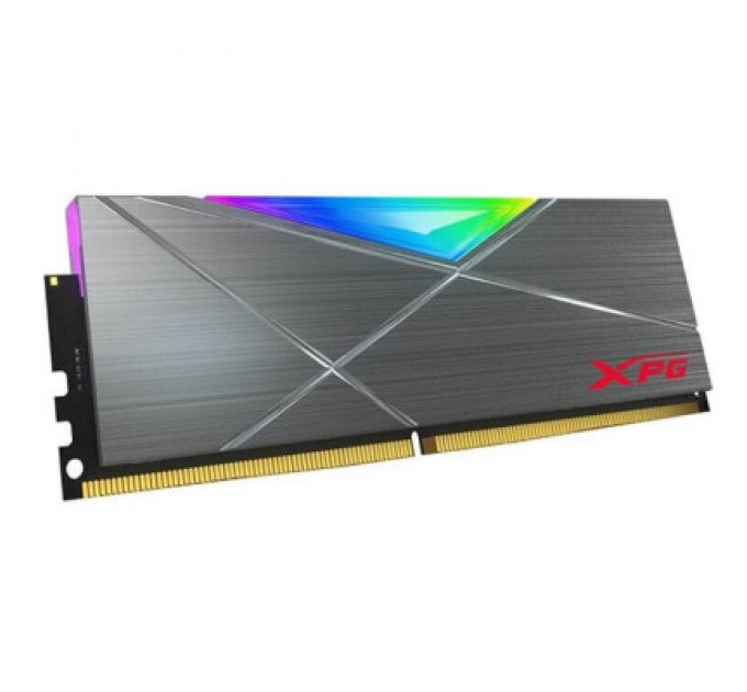 ADATA Модуль пам'яті для комп'ютера DDR4 32GB (4x8GB) 3600 MHz XPG SpectrixD50 RGB Tungsten Gray ADATA (AX4U36008G18I-QCTG50)