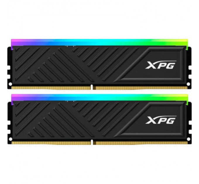 ADATA Модуль пам'яті для комп'ютера DDR4 64GB (2x32GB) 3600 MHz XPG Spectrix D35G RGB Black ADATA (AX4U360032G18I-DTBKD35G)