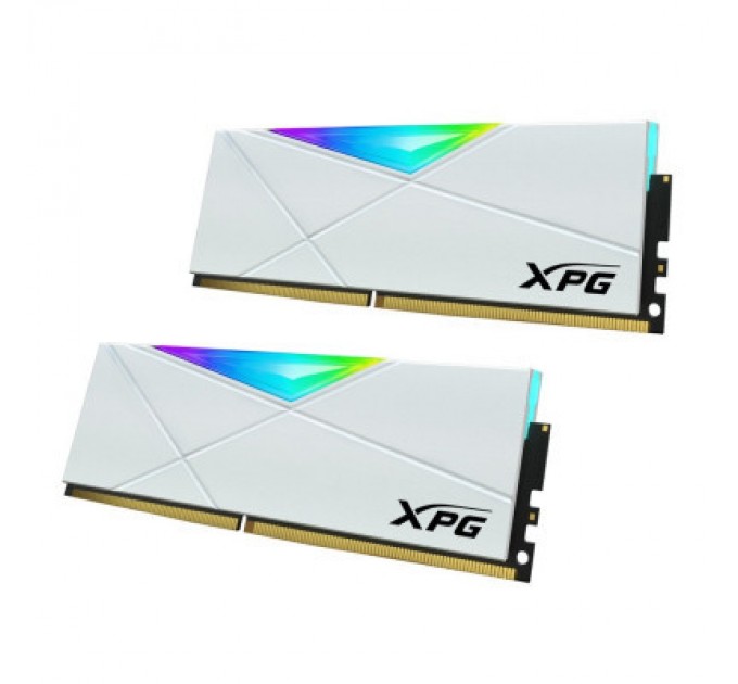 ADATA Модуль пам'яті для комп'ютера DDR4 64GB (4x16GB) 3600 MHz XPG Spectrix D50 RGB White ADATA (AX4U360016G18I-QCWH50)