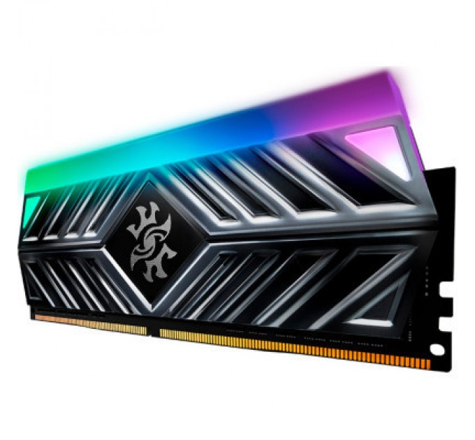 ADATA Модуль пам'яті для комп'ютера DDR4 8GB 3600 MHz XPG Spectrix D41 RGB Tungsten Gray ADATA (AX4U36008G18I-ST41)