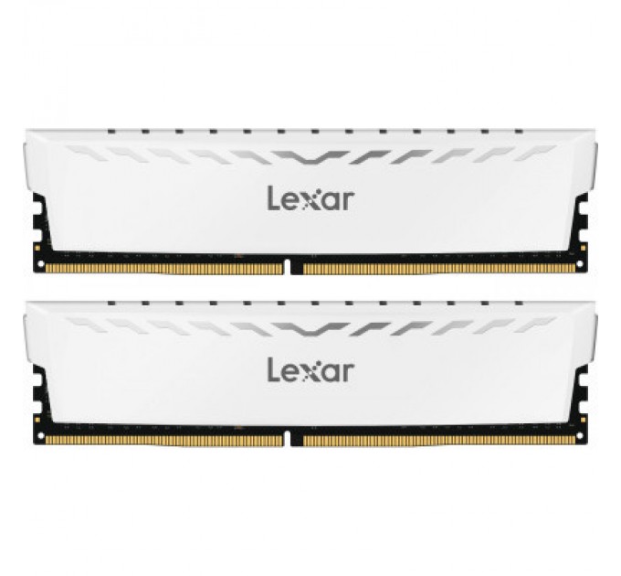 Lexar Модуль пам'яті для комп'ютера DDR4 16GB (2x8GB) 3600 MHz Thor White Lexar (LD4BU008G-R3600GDWG)
