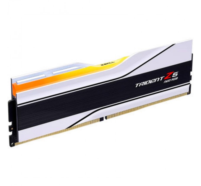 G.Skill Модуль пам'яті для комп'ютера DDR5 64GB (2x32GB) 6000 MHz Trident Z5 Neo RGB Matte White G.Skill (F5-6000J3036G32GX2-TZ5NRW)