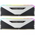 Corsair Модуль пам'яті для комп'ютера DDR4 32GB (2x16GB) 3600 MHz Vengeance RGB RT White Corsair (CMN32GX4M2Z3600C18W)