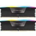 Corsair Модуль пам'яті для комп'ютера DDR5 48GB (2x24GB) 5200 MHz Vengeance RGB Black Corsair (CMH48GX5M2B5200C38)