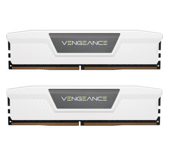 Corsair Модуль пам'яті для комп'ютера DDR5 32GB (2x16GB) 5600 MHz Vengeance White Corsair (CMK32GX5M2B5600C40W)