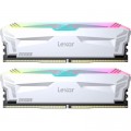 Lexar Модуль пам'яті для комп'ютера DDR5 32GB (2x(16GB) 6400 MHz Ares RGB White Lexar (LD5EU016G-R6400GDWA)