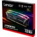 Lexar Модуль пам'яті для комп'ютера DDR5 32GB (2x16GB) 6800 MHz Ares RGB Black Lexar (LD5U16G68C34LA-RGD)