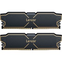 Модуль пам'яті для комп'ютера DDR5 32GB (2x16GB) 6000 MHz Thor Black Lexar (LD5U16G60C32LG-RGD)