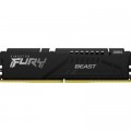 Kingston Fury (ex.HyperX) Модуль пам'яті для комп'ютера DDR5 8GB 6000 MHz Beast Black Kingston Fury (ex.HyperX) (KF560C40BB-8)