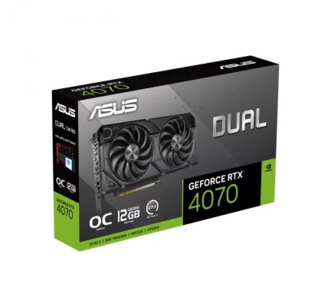 ASUS Відеокарта ASUS GeForce RTX4070 12Gb DUAL OC EVO (DUAL-RTX4070-O12G-EVO)