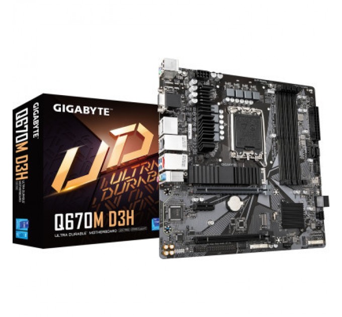 GIGABYTE Материнська плата GIGABYTE Q670M D3H