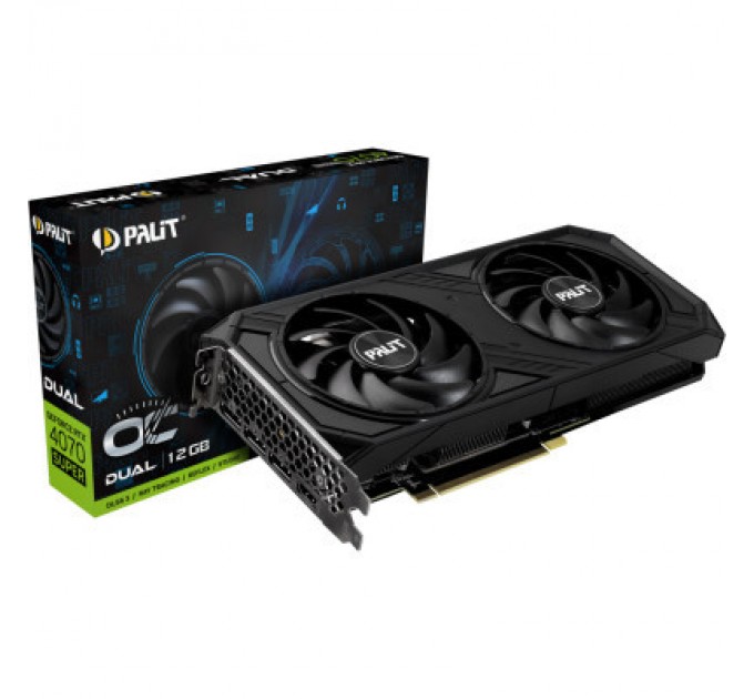 Palit Відеокарта Palit RTX 4070 SUPER DUAL OC 12GB (NED407SS19K9-1043D)