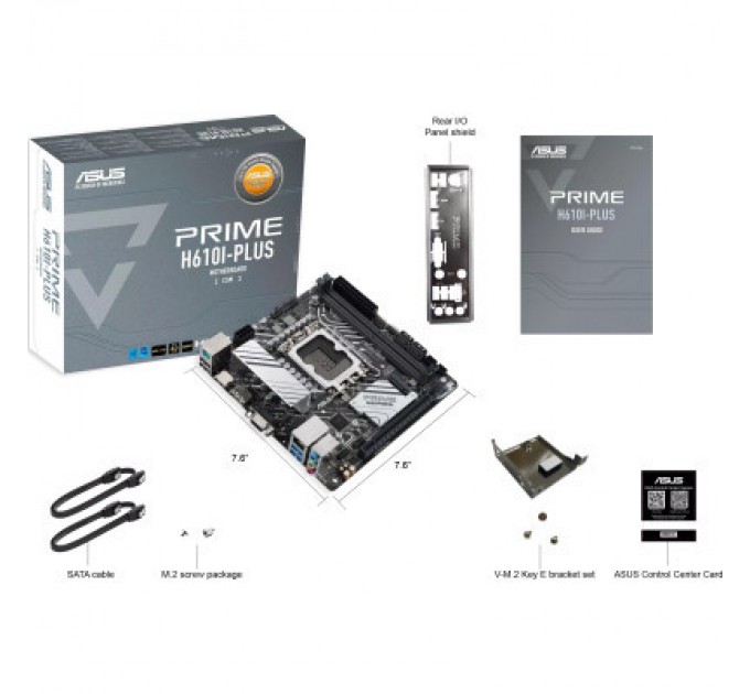 ASUS Материнська плата ASUS PRIME H610I-PLUS-CSM