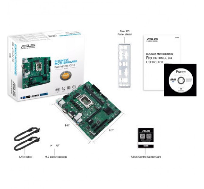 ASUS Материнська плата ASUS Pro H610M-C D4-CSM