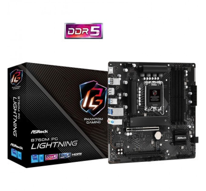 ASRock Материнська плата ASRock B760M PG LIGHTNING