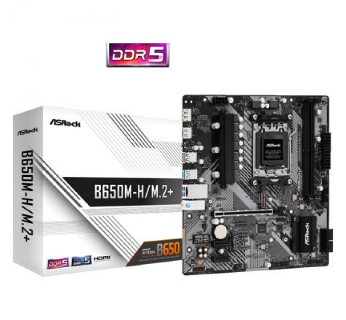 ASRock Материнська плата ASRock B650M-H/M.2+